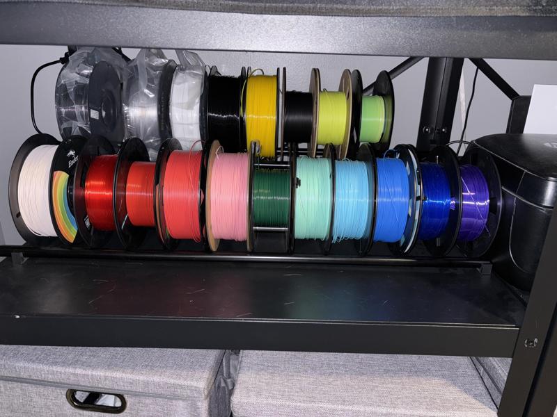 Back bracket for filament stand