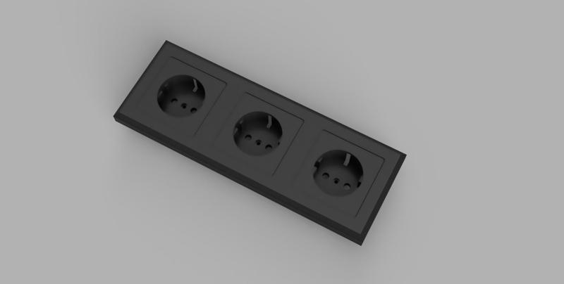 Wallsocket + Cover window