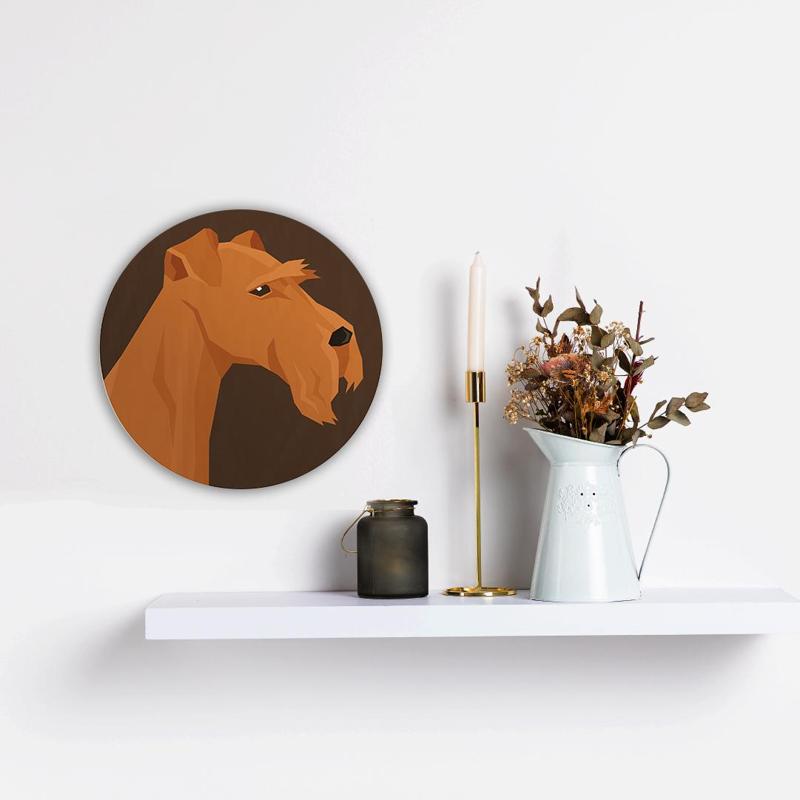 Irish Terrier  - Fully customizable dog breed wall art