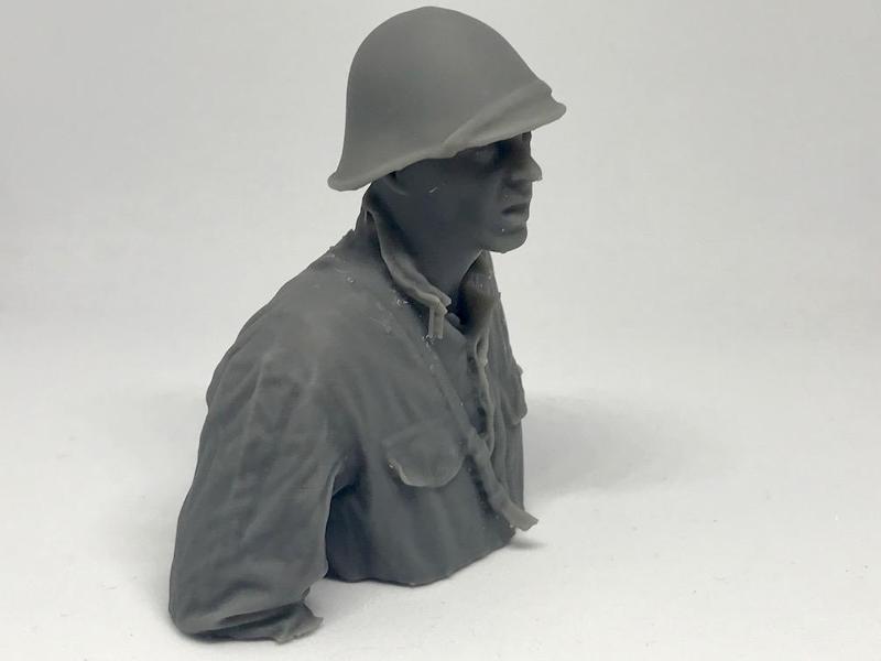 Bust of Dutch Soldier WW2