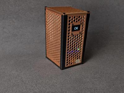 Lightweight case for Raspberry Pi5 with SATA HAT