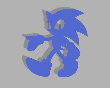 Sonic Wall Art Figure 4 || Sonic Wall Art Figure 4