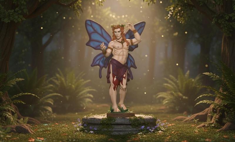 Dancing fairy man - Iskyn