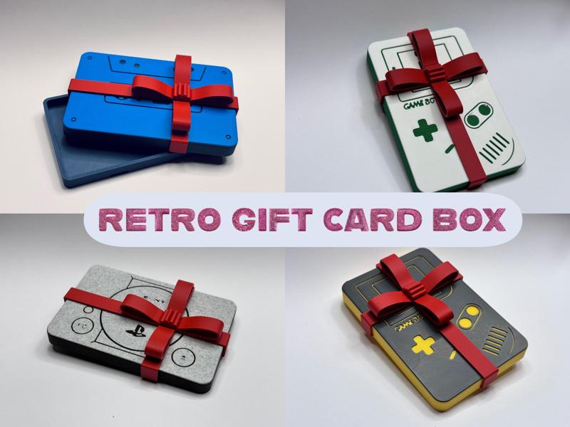 Retro Style Gift Card Box