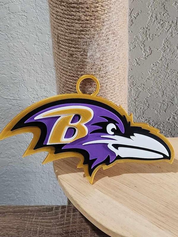 Baltimore Ravens Oversized Necklace, Pendant