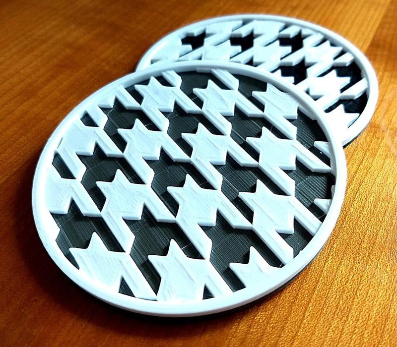 Houndstooth Coaster