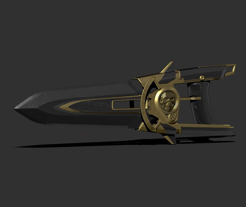 Cobalt Katar - Apex Legends - Base Skin (In parts)