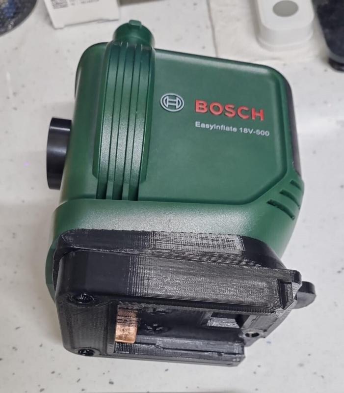 Dexter 20v battery to Bosch 18v Power for All (green)
