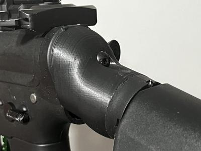 Airsoft M4 Drop Stock 15 Degree Angle
