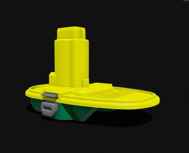 Parkside x20v battery to DeWalt 18v Ni-Cd tool