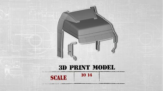 High part RC truck Cab Sunvisor Wind Deflector