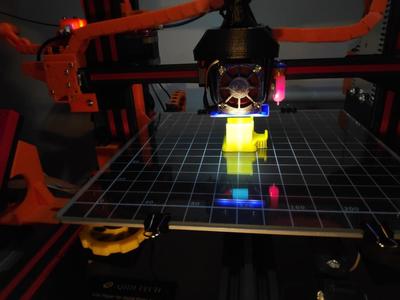 Fang for CR10 BLTouch - E3D V6 - led lights 5015 and 40 fans
