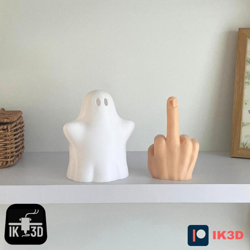 MR NICE GHOST - HIDDEN MIDDLE FINGER - EASY PRINT