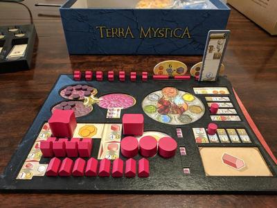 Terra Mystica Faction Board Holder with Tray