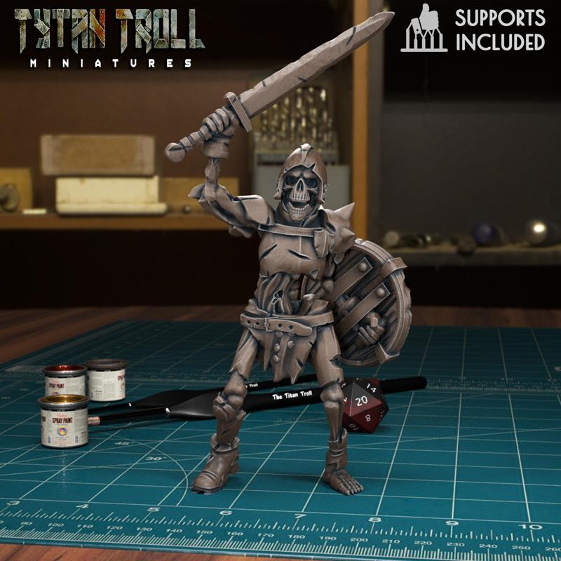 Skeleton Warrior 08 [Pre-Supported]