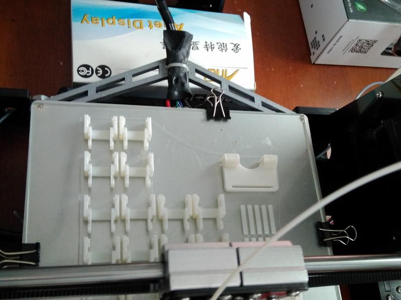 Anet A8 bed connector strain relief