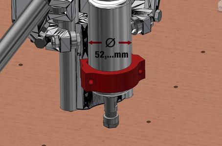 MPCNC Machifit-Spindel Mount for Tool_Mount_F_4mm