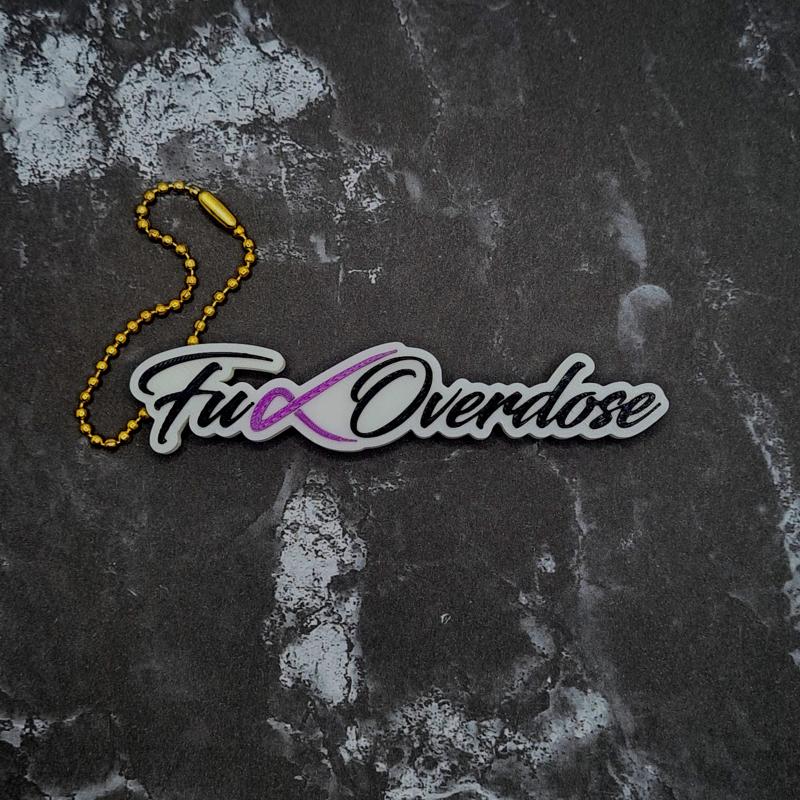 F*ck Overdose Keychain - JCreateNZ