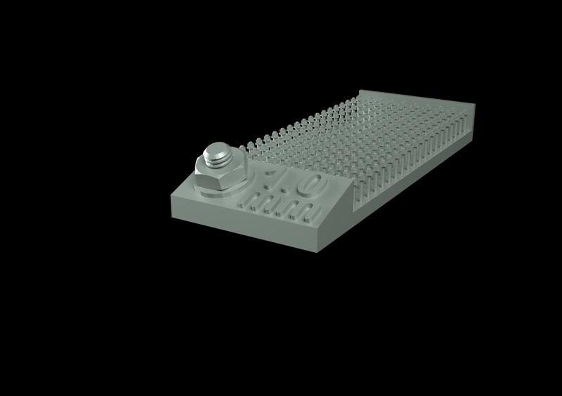 1.0mm groove on a washer