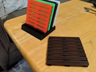 Pallet Coaster Gift Set