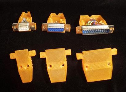 Parametric D-Sub backshell housing
