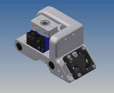 XYZ Davinci 1.0 Ev6 Hot end extruder, linear bearing carriage upgrade 