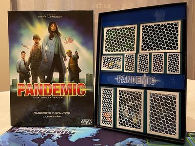Organizer for Pandemic Board Game