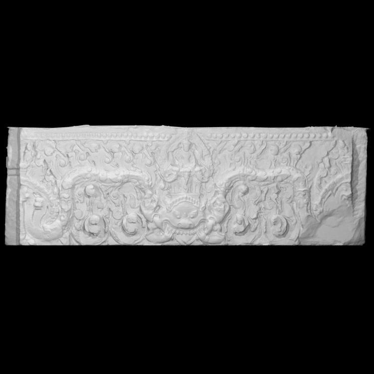 Lintel, Kapilapura in Angkor