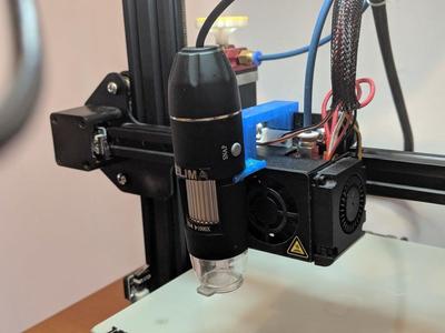 Ender 3 USB Microscope Mount (Customizable)