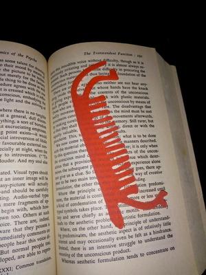 Nordic bronze age rock carving ship bookmark