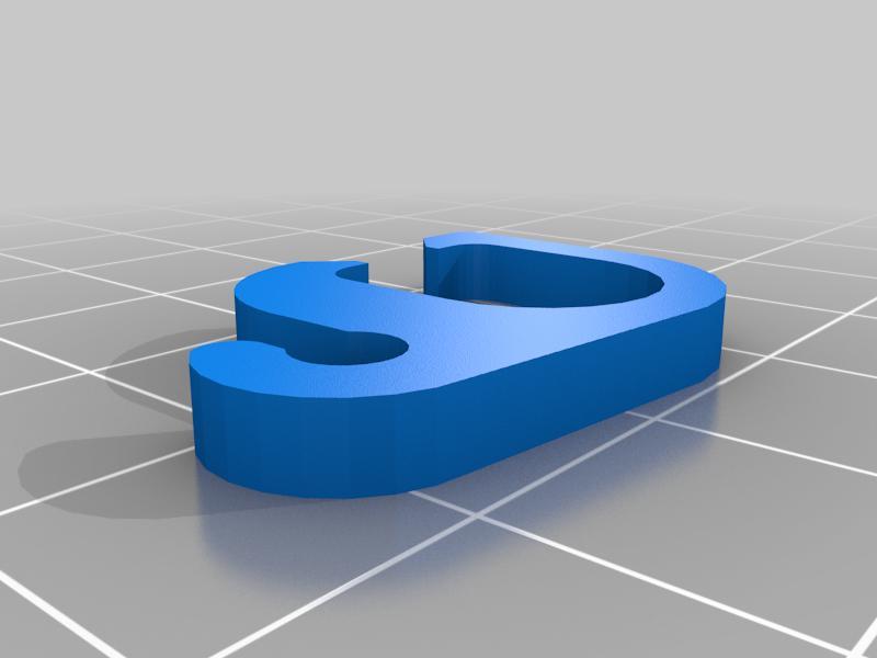 Ender3 V2 Bowden tube wire clip
