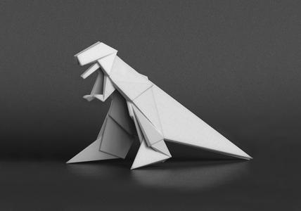 Origami dinosaur