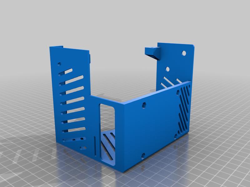 Ender 3/Pro Raspberry Pi4 Complete Enclosure w/Fan Mount & Secure Pi4 Mount Holes