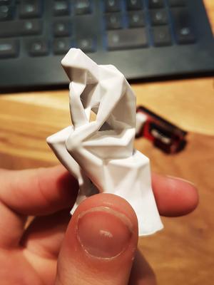 Lowest poly The Thinker