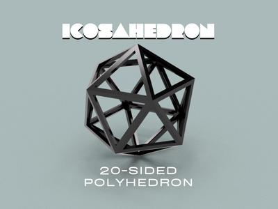 Desktop Icosahedron - The 20 Sided Polyhedron