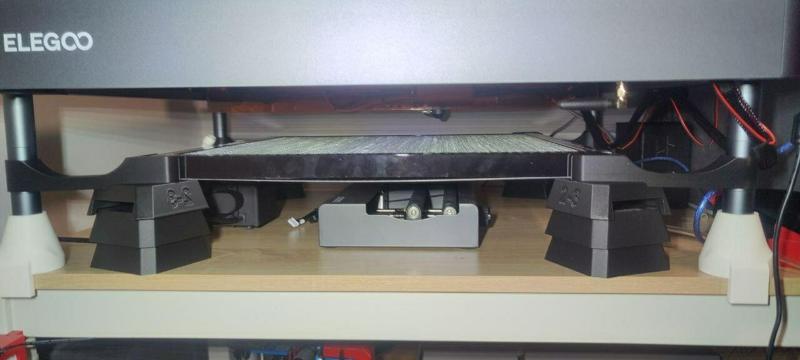 Elegoo Phecda 400x400 honeycomb support arms and supplement for honeycomb 400x400 and compatibles