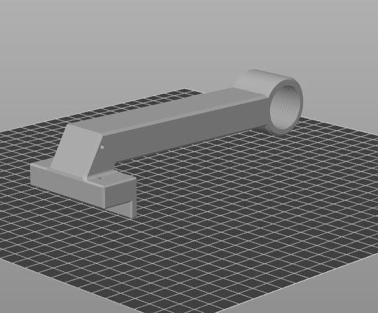 Elegoo Neptun 3 - 4 Filament Halter 90 grad