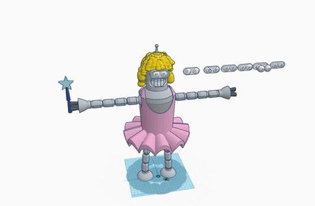 17.5 inch Articulated Bender (Futurama)