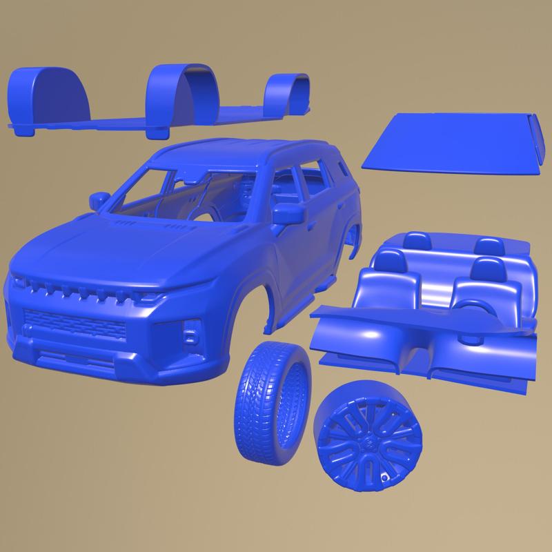 SsangYong Torres 2023 PRINTABLE CAR IN SEPARATE PARTS