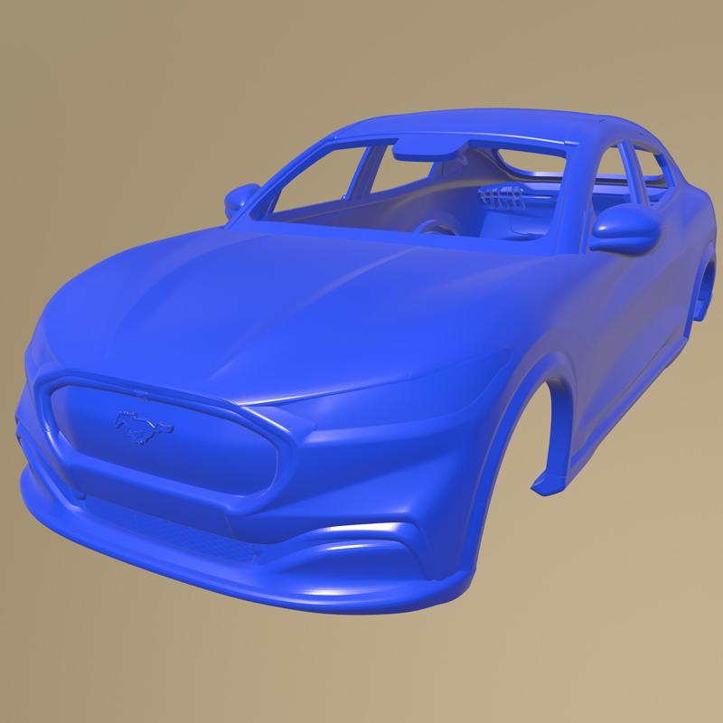 Ford Mustang MACH-E 2021 PRINTABLE CAR BODY