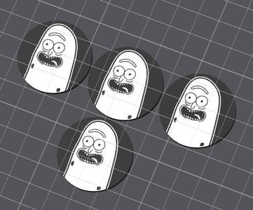 Rick and Morty - Pickle Rick Tire Valve Stem Cap