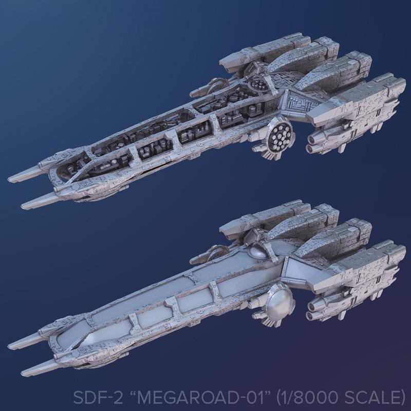 SDF-2 "MEGAROAD-01" (1/8000) Mini Scale
