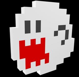 Pixel Art - Super Mario Ghost