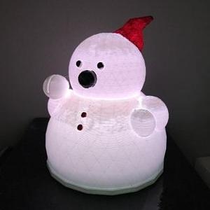 SnowMan rechargable table light
