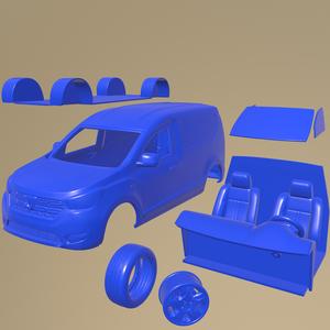 DACIA DOKKER 2020 PRINTABLE CAR IN SEPARATE PARTS