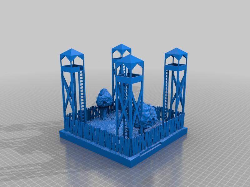 Countryside military fort (originally made for a Fortnite contest)