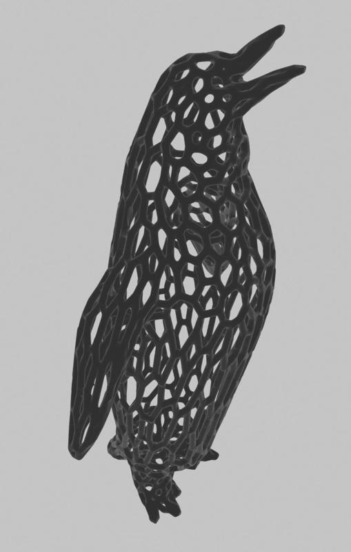 Voronoi Emperor Penguin
