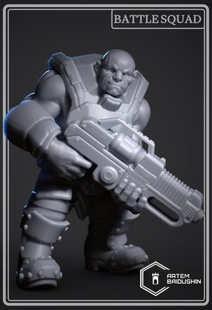Big guy from the "battle squad"