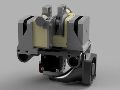 Anet A6 Dual Direct Extruder Carriage