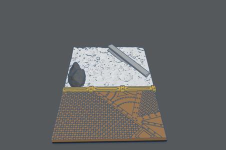 Dry Palette - Painting tool -  80 x 120 cm